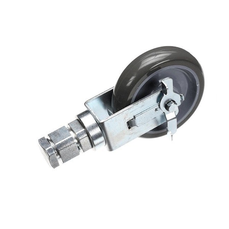 Alto-Shaam Caster, Stem-1.5", Rigid 5 "Wheelw/Brake, Poly CS-35290